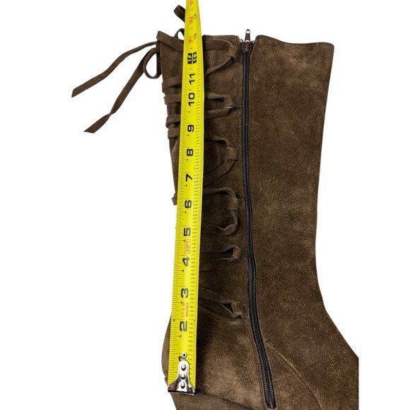 Sofft Modena III Brown Suede Leather Upper Knee High Boots Size 7 M Cowgirl - Picture 12 of 16